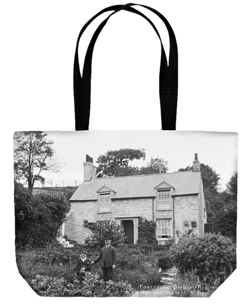 Coastguard cottage, Helford Passage, Constantine, Cornwall. Early 1900s