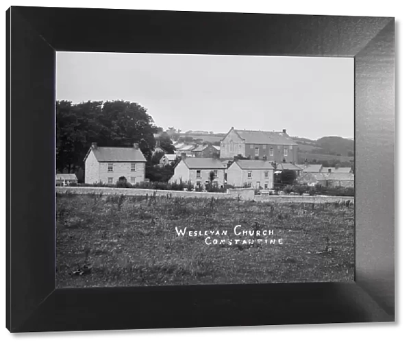 Wesleyan Church, Constantine, Cornwall. Early 1900s