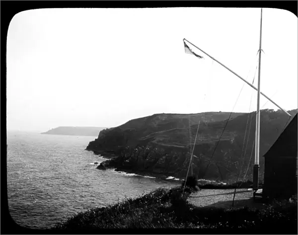 Signal station. Cadgwith, Cornwall. Late 1800s