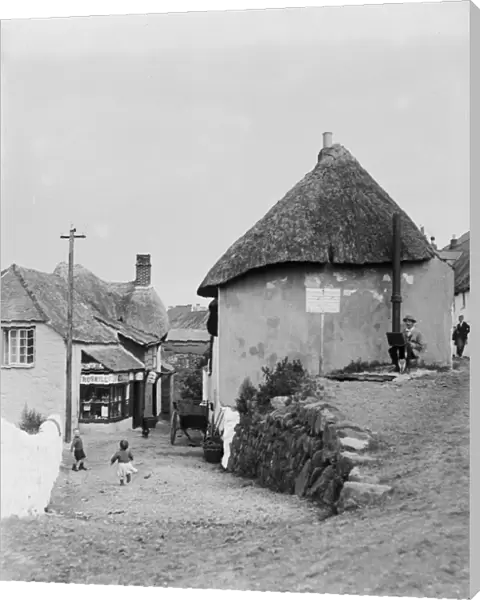 Roskilly Post Office, Coverack, St Keverne, Cornwall. Early 1900s