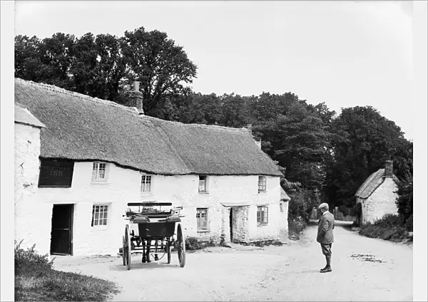 Trewithian Inn, Gerrans, Cornwall. 1912