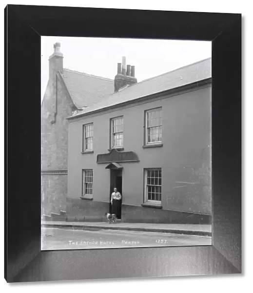 The Anchor Hotel, Quay Hill, Penryn, Cornwall. 1900s