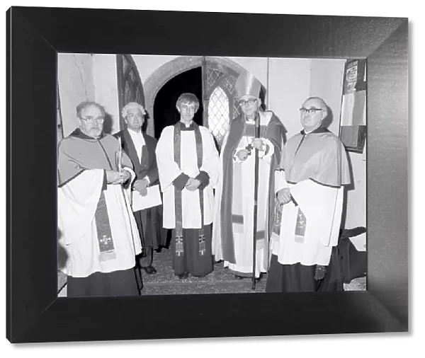 Installation of Vicar of Lanlivery, Cornwall. 14th February 1989