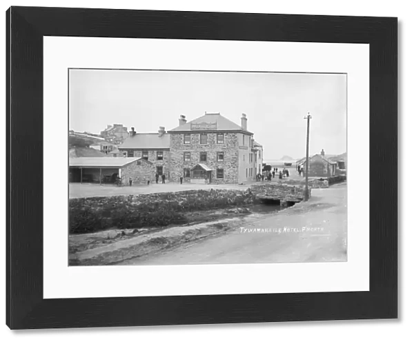 Tywarnhayle Hotel, Perranporth, Perranzabuloe, Cornwall. Early 1900s