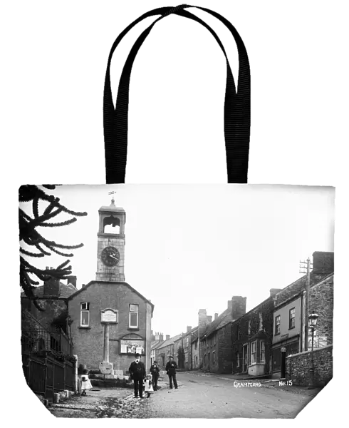 Clock Tower, Grampound, Cornwall. Early 1900s