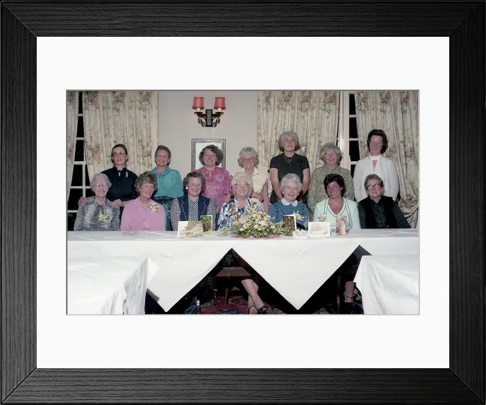 Framed Print : Lostwithiel Womens Institute 60th anniversary, Lostwithiel, Cornwall. May 1984