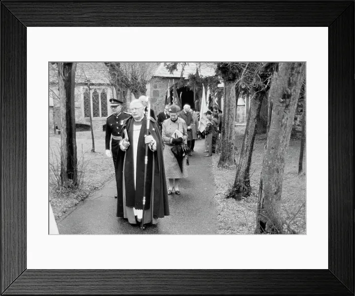 Framed Print : 800th anniversary, Lostwithiel, Cornwall. March 1989