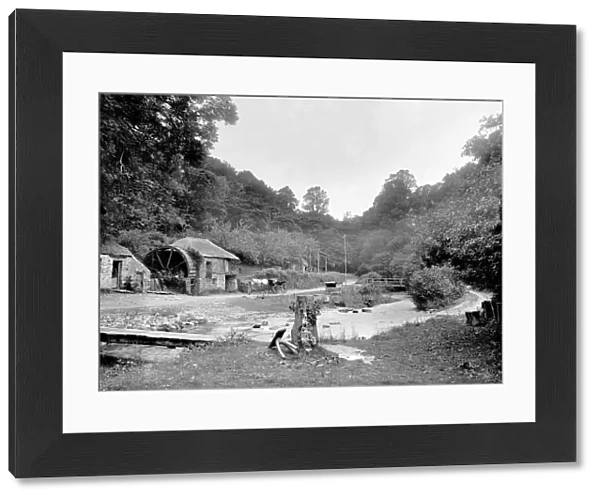 Lawrys Mill, Carnanton Woods, St Mawgan in Pydar, Cornwall. 1900