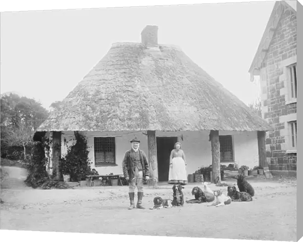 Polawyn lodge, Trelowarren, Mawgan in Meneage, Cornwall. Around 1890