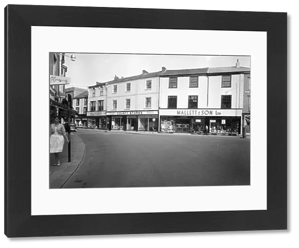 St Nicholas Street and Victoria Square, Truro, Cornwall. 1960