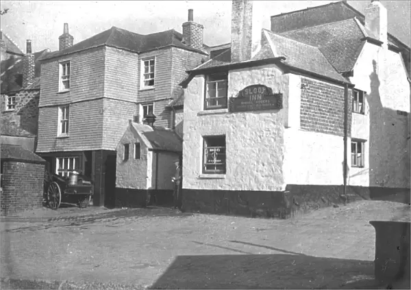 The Sloop Inn, St Ives, Cornwall. Around 1930s