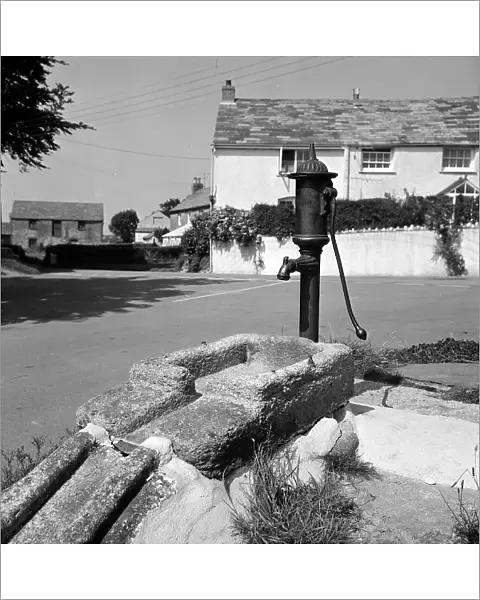 Village Pump, St Tudy, Cornwall. 1973