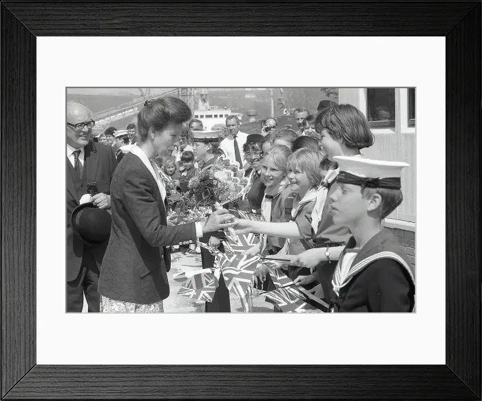 Framed Print : Princess Royal, Fowey, Cornwall. May 1990 Framed Print : Princess Royal, Fowey, Cornwall. May 1990