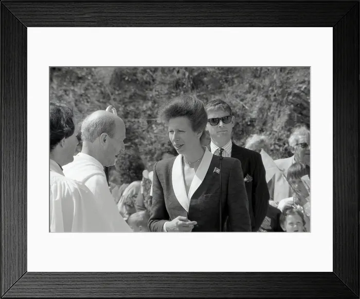 Framed Print : Princess Royal, Fowey, Cornwall. May 1990