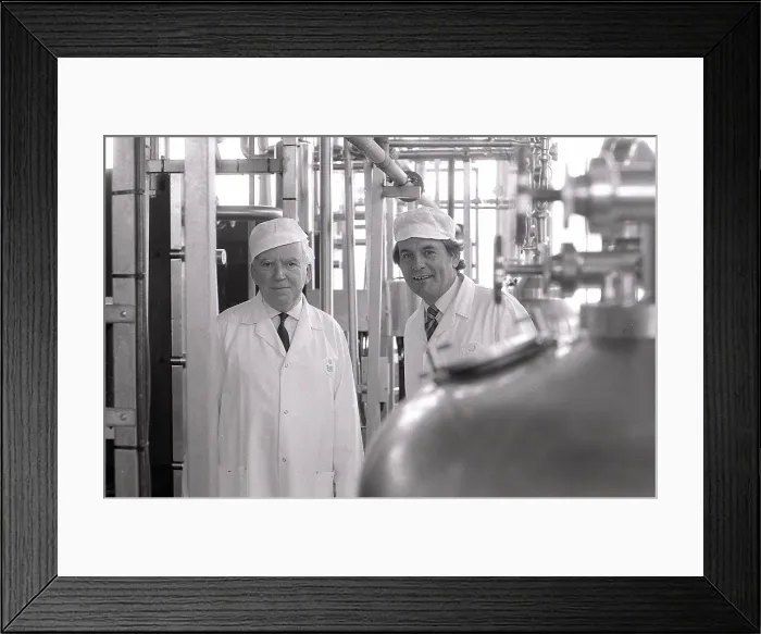 Framed Print : Milk Factory, Lostwithiel, Cornwall. September 1987