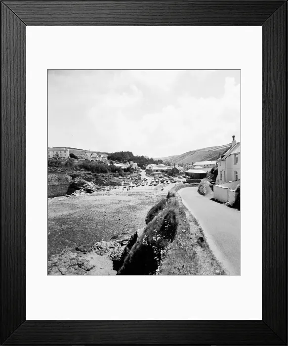 Framed Print : Port Gaverne, St Endellion, Cornwall. 1973