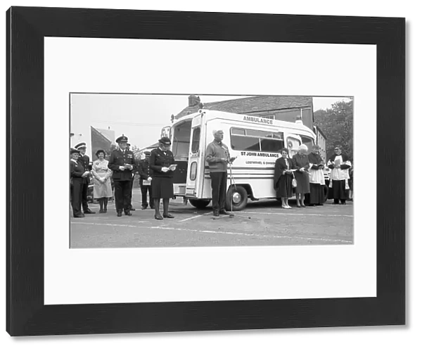 St John Ambulance dedication ceremony, Lostwithiel, Cornwall. May 1988