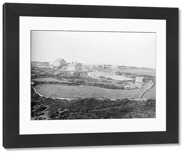 Bosorne from the south, St Just in Penwith, Cornwall. Around 1910 to 1920