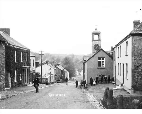Fore Street, Grampound, Cornwall. 1912