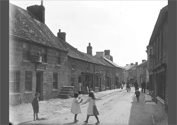 Fore Street, St Just in Penwith, Cornwall. Around 1910