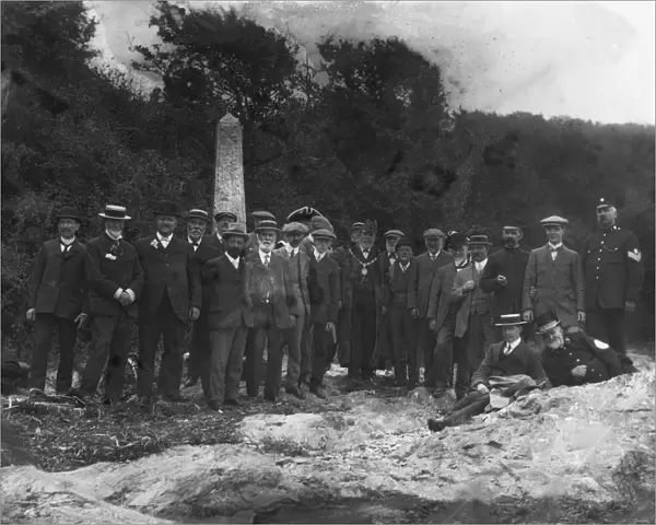 Beating the Waterbounds at Messack Point, Truro, Cornwall. 1st August 1911