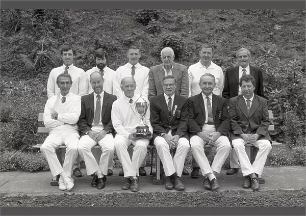 Bowling Club, Lostwithiel, Cornwall. September 1988