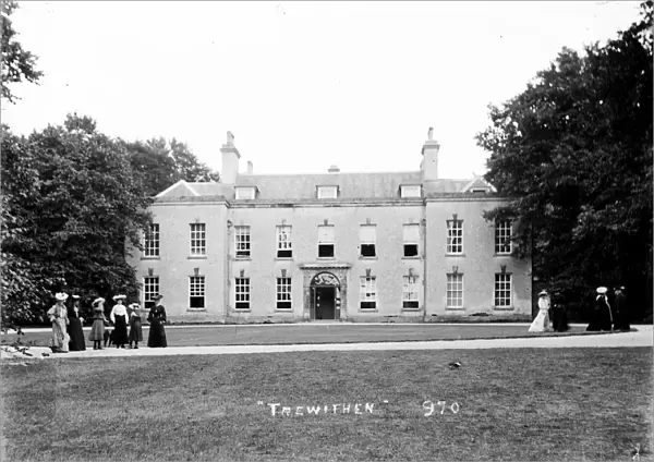 Trewithen House, Probus, Cornwall. 27th July 1905