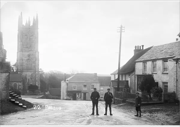 The Square, Probus, Cornwall. Probably 1907