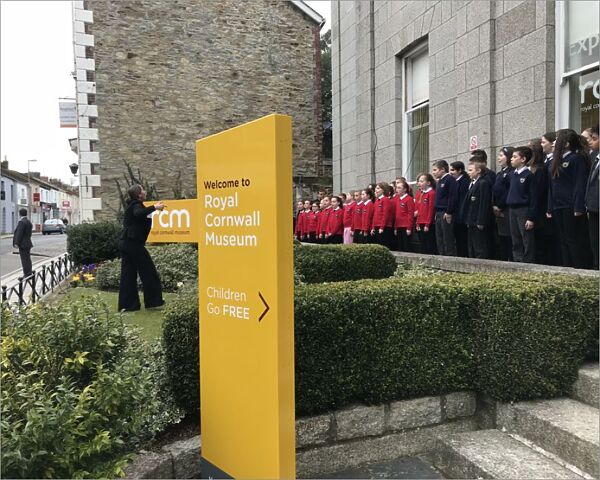 Duke of Cornwalls arrival at the Royal Cornwall Museum to mark the bicentenary year of the Royal Institution of Cornwall, River Street, Truro, Cornwall. 22nd March 2018