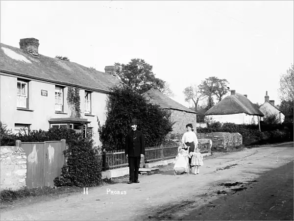 Fore Street, Probus, Cornwall. Around 1913