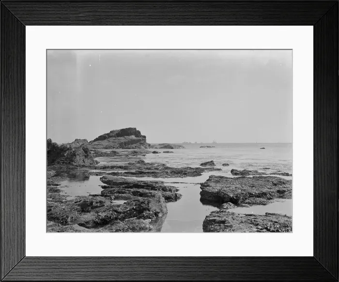 Framed Print : Polpeor Cove, The Lizard, Landewednack, Cornwall. 1908