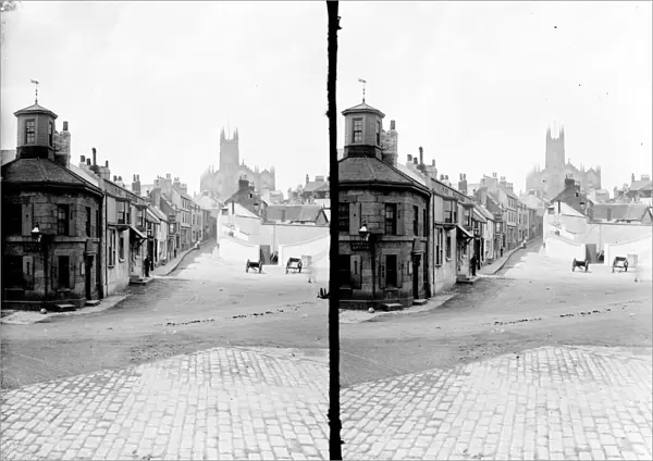 Quay Street and Chapel Street, Penzance, Cornwall. Around 1900