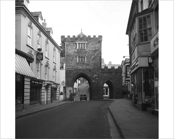 South Gate, Southgate Street, Launceston, Cornwall. 1965