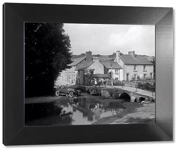 Old Bridge, Launceston, Cornwall. 7th July 1921