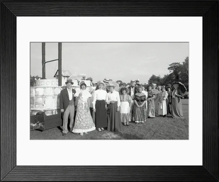 Framed Print : Carnival Entries, Lostwithiel, Cornwall. July 1990