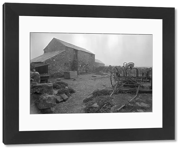 Old outbuildings at Trevowhan, Morvah, Cornwall. 1961