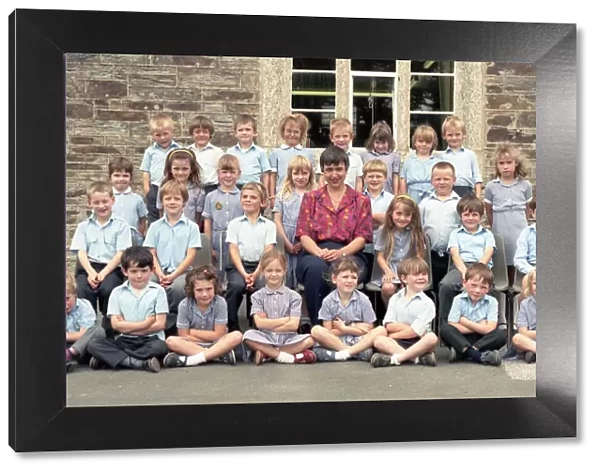 St Winnow Church of England Primary School, Lostwithiel, Cornwall. June 1991