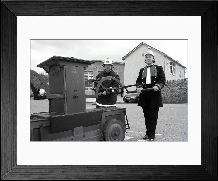 Framed Print : Fire Station, Lostwithiel, Cornwall. 31st October 1992 Framed Print : Fire Station, Lostwithiel, Cornwall. 31st October 1992