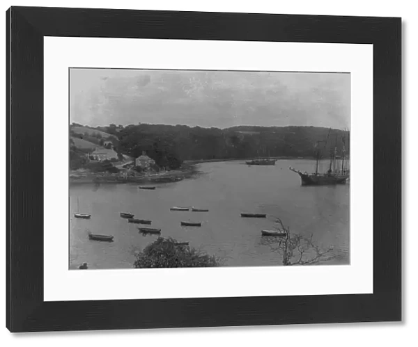 Malpas Ferry, Tregothnan landing, St Michael Penkivel, Cornwall. Late 1800s