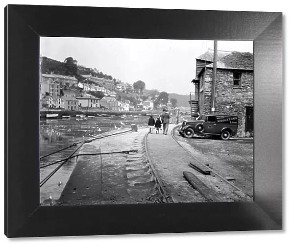 East Looe Quay, Looe, Cornwall. Around 1930