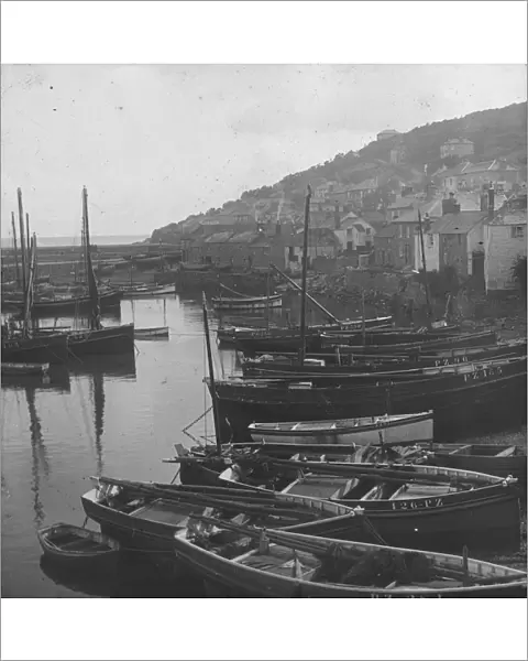 Mousehole harbour, Cornwall. Probably 1925