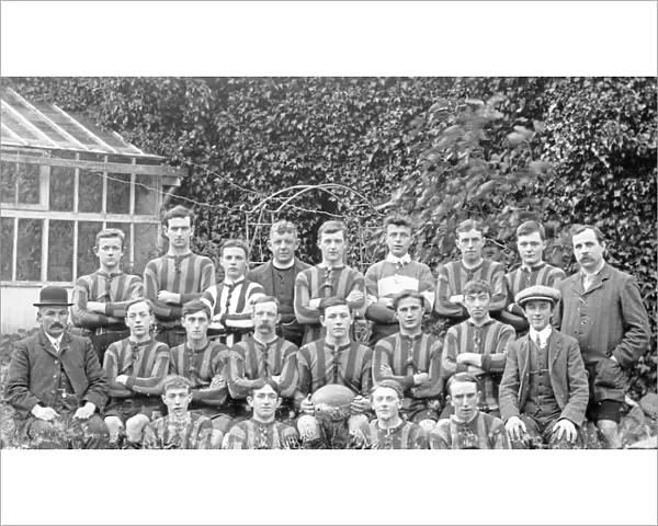 St Day Football Club, Cornwall. Around 1916