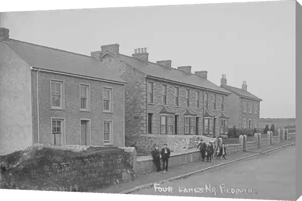 Four Lanes, Wendron, Cornwall. Early 1900s