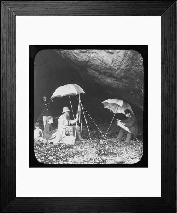 Framed Print : Mullion Cove (Porth Mellin), Mullion, Cornwall. Around 1900 Framed Print : Mullion Cove (Porth Mellin), Mullion, Cornwall. Around 1900