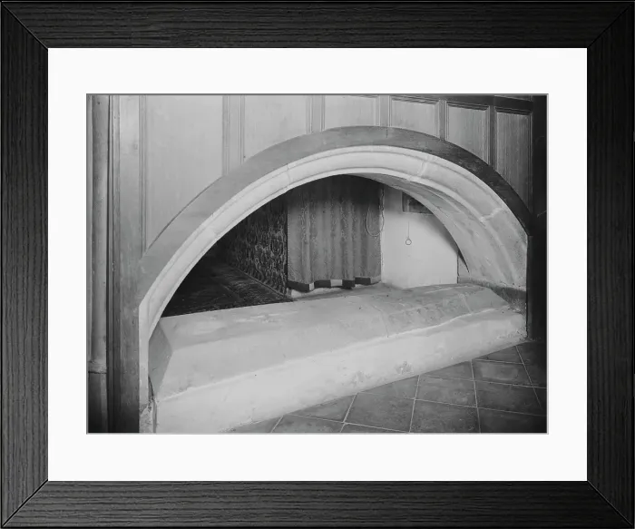Framed Print : St Petroc Minor Church interior, Little Petherick, Cornwall. September 1929 Framed Print : St Petroc Minor Church interior, Little Petherick, Cornwall. September 1929