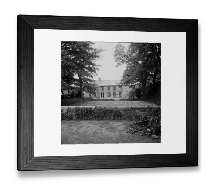 Framed Print : Worthyvale House, Minster, Cornwall. 1982
