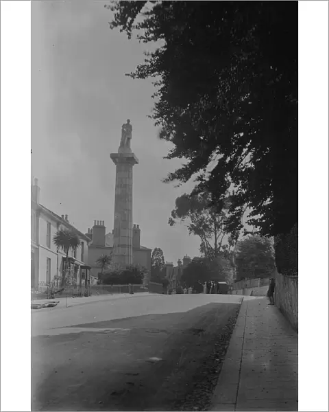 The Lander Monument, Lemon Street, Truro, Cornwall. 1910