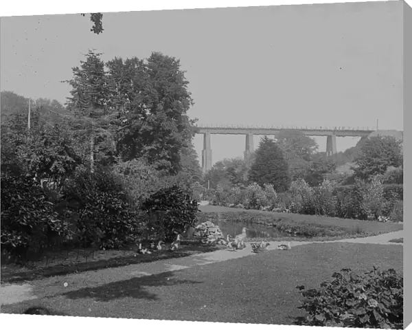 Trenance Gardens, Newquay, Cornwall. Around 1919