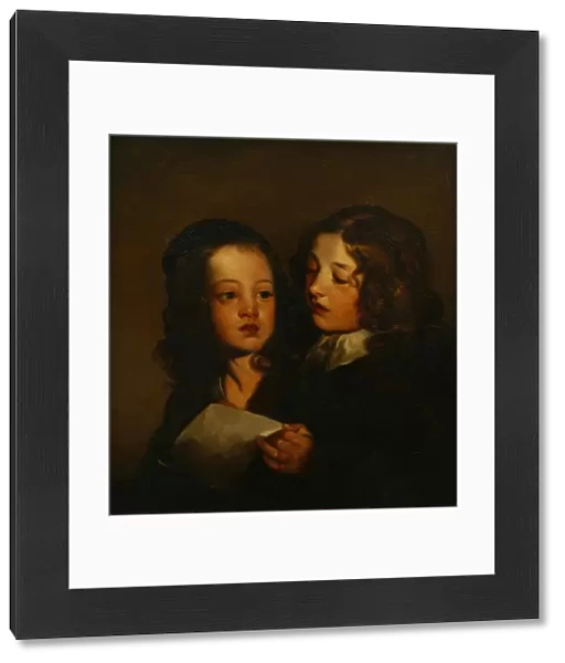 Two Children Singing, Sir Peter Lely (1618-1680)