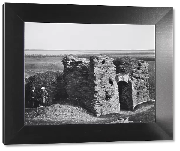 St Constantine chapel remains, St Merryn, Cornwall. 1906